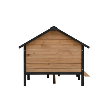 US Local Outdoor Large Wooden Cabin House Style Wooden Dog Kennel With Porch