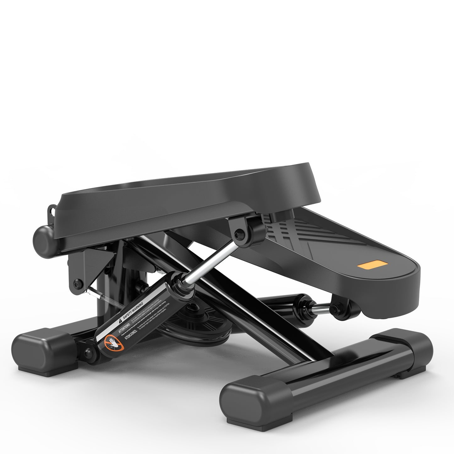 US Local Home Office Exercise 330LBS Capacity Mini Stepper With Resistance Bands And LCD Monitor