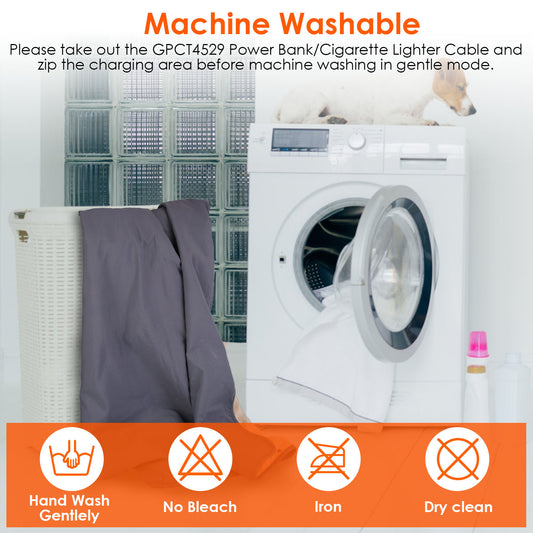 US Local 1Pc 53.5x37.8in Electric Heated Throw Full Body Heated Shawl Indoor Outdoor Heated Blanket With 3 Heating Levels 2Hrs Auto Off Machine Washable Waterproof