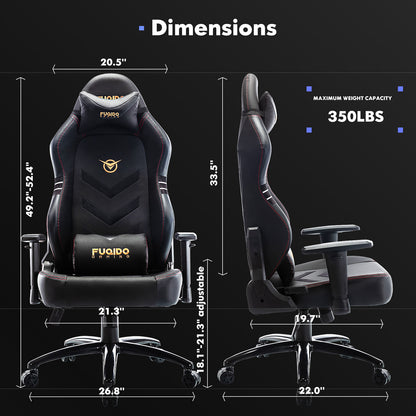 US Local Tall Gaming Chair 350lbs Racing Computer Gaming Chair