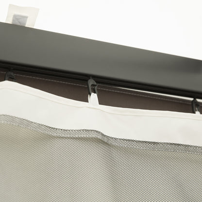 US Local Outsunny 10' X 13' Replacement Mesh Sidewall Netting For Patio Gazebos And Canopy Tents With Zippers