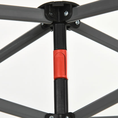 US Local Outsunny 10' X 10' Pop Up Canopy Tent With Netting, Instant Sun Shelter, Tents For Parties, Height A