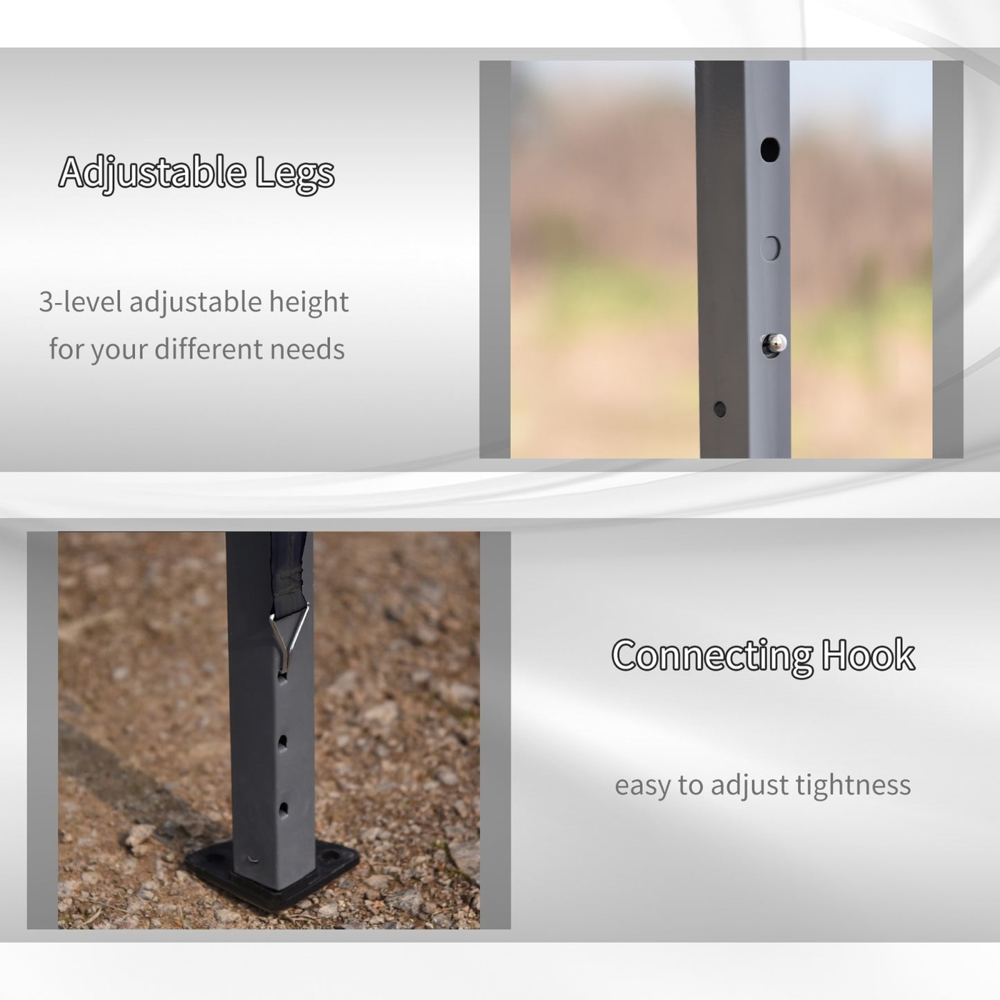 US Local Outsunny 10' X 19.2' Pop Up Canopy Tent, Heavy Duty Tents For Parties, Outdoor Instant Gazebo Sun Sh