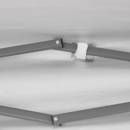 US Local Outsunny 10' X 19.2' Pop Up Canopy Tent, Heavy Duty Tents For Parties, Outdoor Instant Gazebo Sun Sh