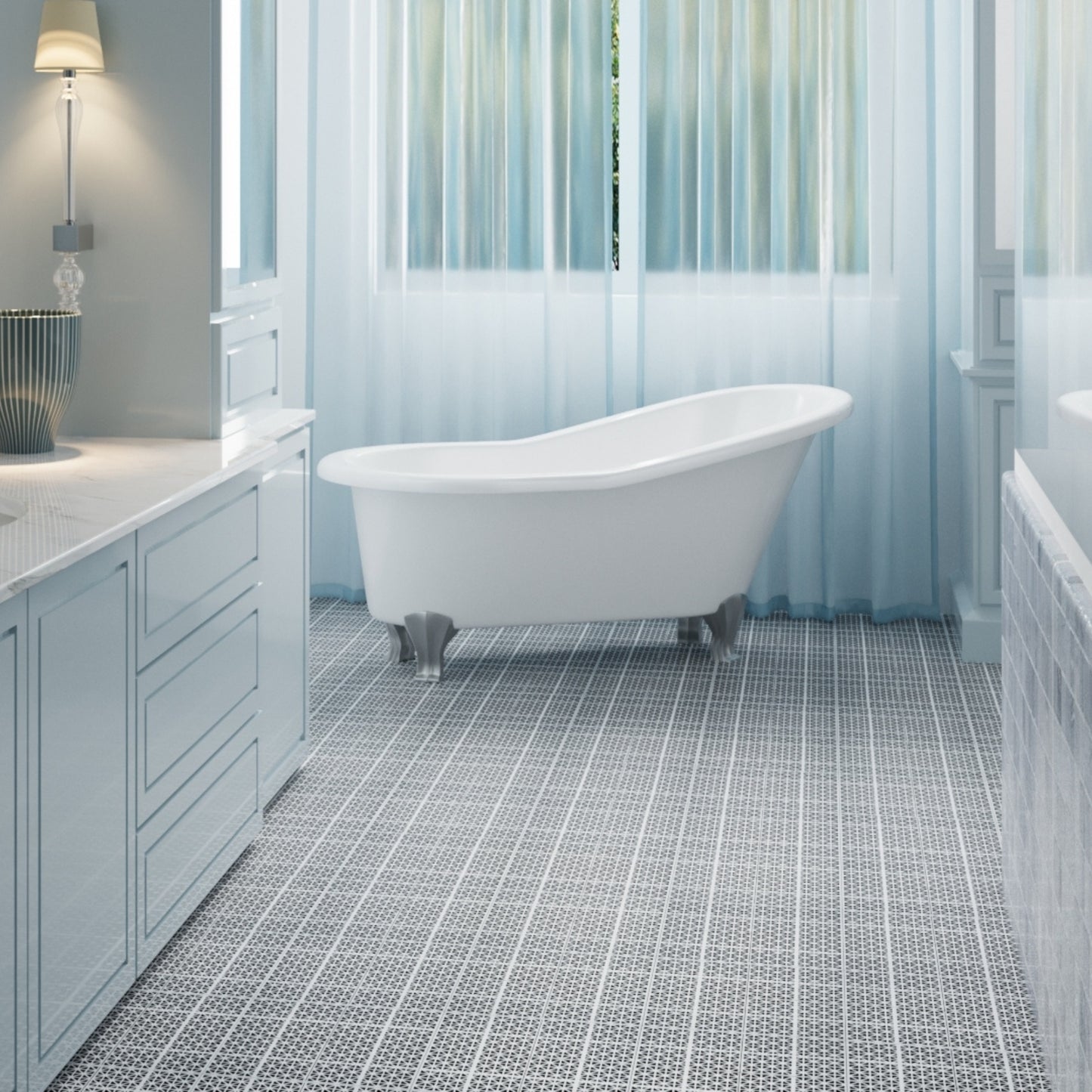 US Local 12 X 12 Inch Gray Interlocking Deck Tiles Plastic Waterproof Outdoor All Weather Anti-slip Bathroom