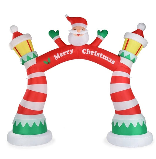 US Local 8.9 FT Lighted Christmas Inflatable Archway