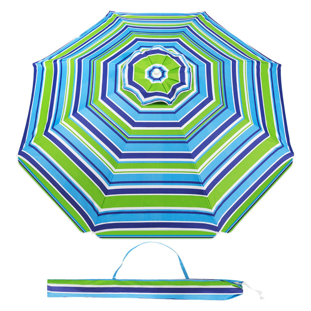US Local 6.5 Feet Beach Umbrella With Carry Bag Without Weight Base
