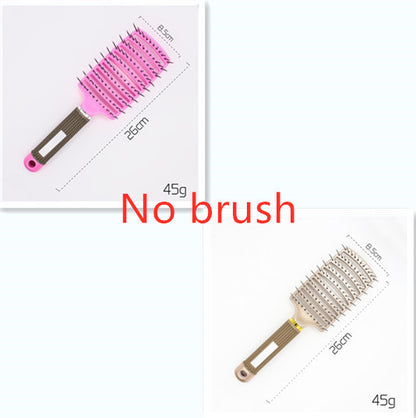 US Local Hairbrush Anti Klit Brushy Haarborstel Women Detangler Hair Brush Bristle Nylon Scalp Massage  Teaser Hair Brush Comb
