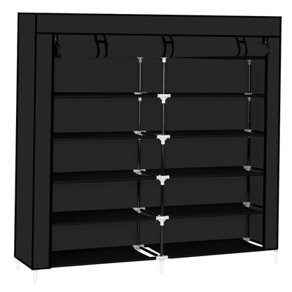 US Local 7-layer 14-cell Non-woven Shoe Cabinet