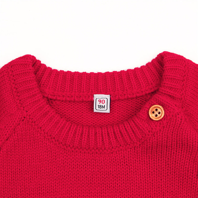 Children's Christmas knitted sweater