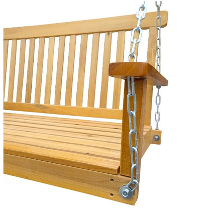 US Local Front Porch Swing With Handrails