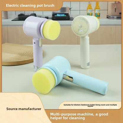 US Local Electric Cleaning Brush Is Equipped With A Variety Of Brush Heads, Which Can Be Flexibly Switched For Different Scenarios Such As Kitchens And Bathrooms To Meet Diverse Cleaning Needs