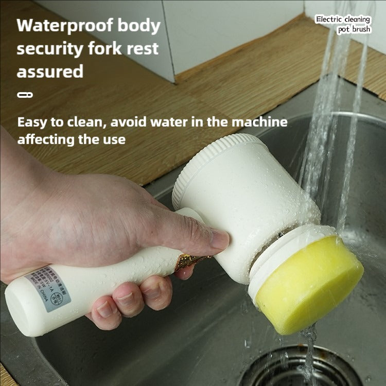 US Local Electric Cleaning Brush Is Equipped With A Variety Of Brush Heads, Which Can Be Flexibly Switched For Different Scenarios Such As Kitchens And Bathrooms To Meet Diverse Cleaning Needs