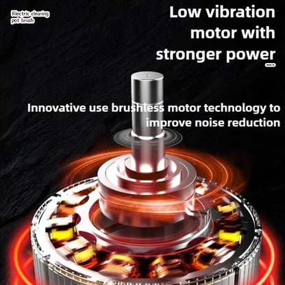 US Local Electric Cleaning Brush Is Equipped With A Variety Of Brush Heads, Which Can Be Flexibly Switched For Different Scenarios Such As Kitchens And Bathrooms To Meet Diverse Cleaning Needs