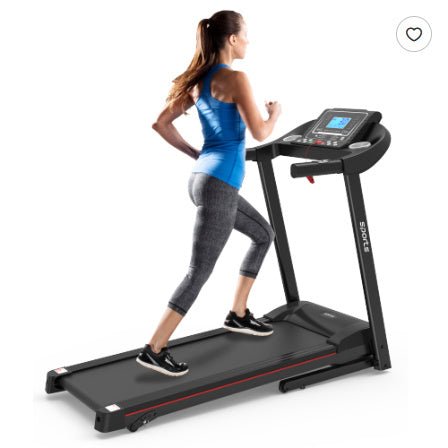 US Local Fitshow App Home Foldable Treadmill With Incline, Folding Treadmill For Home Workout, Electric Walking Running Treadmill Machine 5 LCD Screen 250 LB Capacity Bluetooth Music