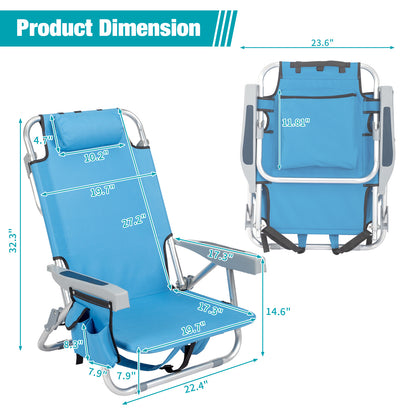 US Local Blue Beach Chair