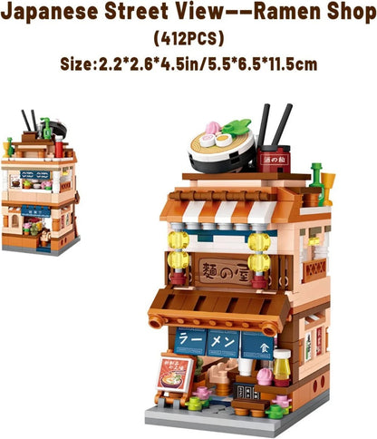 US Local Building Blocks Set Of 4, Kids Mini Building Blocks Kit, 1608 Pieces Japanese House Building Set Gift, Suitable For Kids Girls And Boys Aged 6-12, No Shipping On Weekends