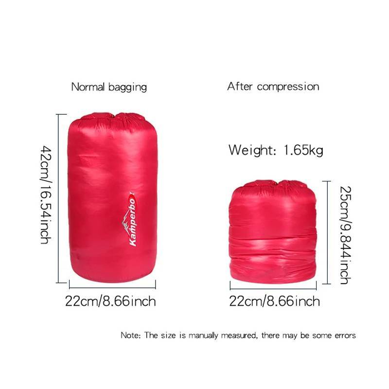US Local Kamperbox Winter Ultralight Sleeping Bag Winter Camping Equipment CW1100
