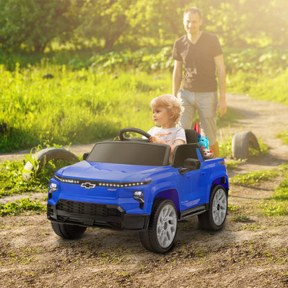US Local 12V Chevrolet Silverado EV RST Licensed Kids Electric Car with Parent Remote Control