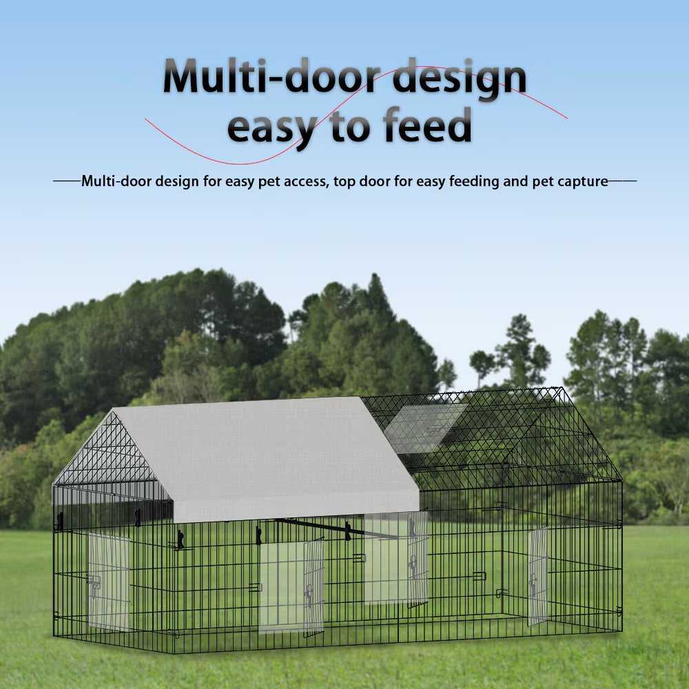 US Local Pointed Wire Chicken Coop For Poultry Breeding