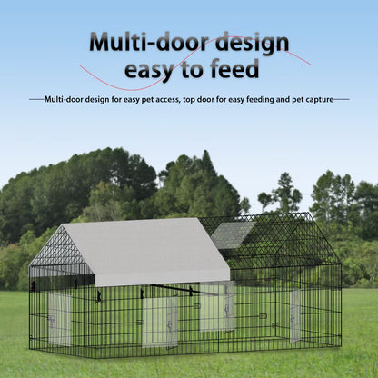 US Local Pointed Wire Chicken Coop For Poultry Breeding