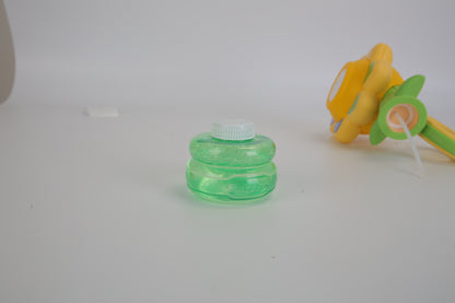 US Local 2Pcs Bubble Machines With Lights For Kids Rechargeable Dancing Sunflower Bubble Maker For 4-8Years Old Toddlers Outdoor Summer Play Toy Party Birthday Gift