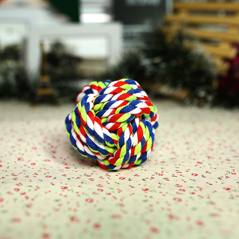 US Local Pet Toy Cotton Rope Ball