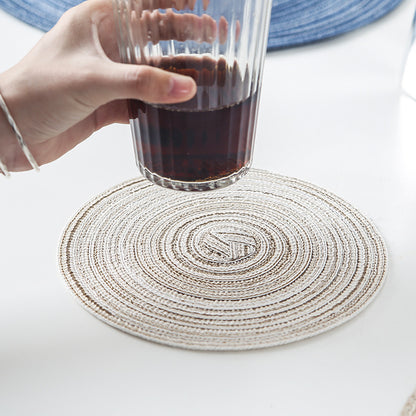 Round heat insulation placemat