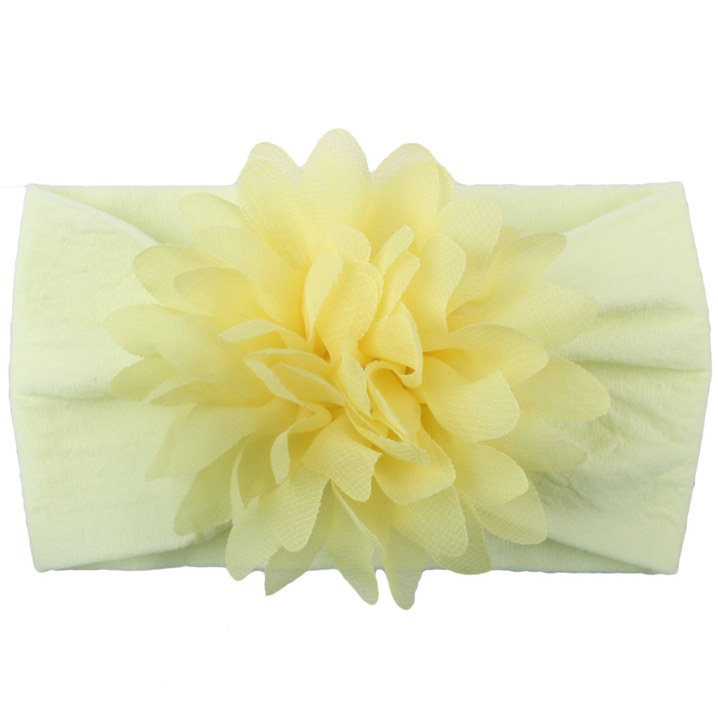 US Local Creative Chiffon Flower Headband Baby Hair Accessories Cute Princess Headband