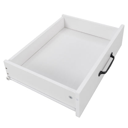 US Local K K Kitchen Island With Trash Can Storage Cabinet, Kitchen Cart With Drop Leaf, Spice Rack, Towel Ra