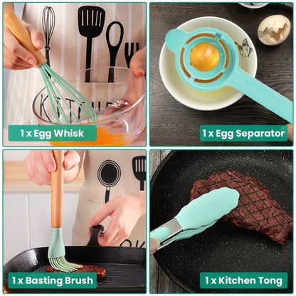 US Local 35 Piece Kitchen Cooking Utensil Set