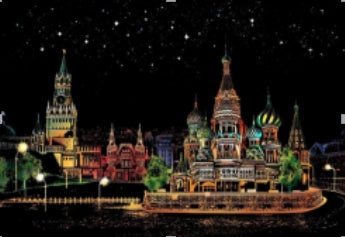 US Local Decorative painting scratch Scraping painting drawing paper world Sightseeing pictures decoration birthday gifts