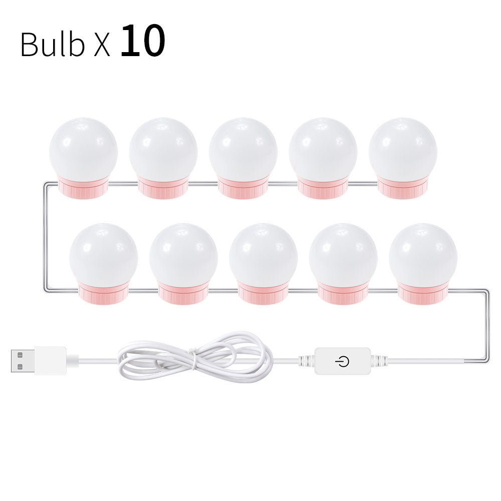 US Local USB Touch Switch LED Mirror Light Bulb
