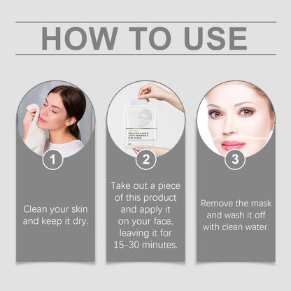 US Local EELHOE Collagen Mask Pouch Collagen Essence Gently Nourishes And Softens The Facial Skin, Hydrating And Moisturizing