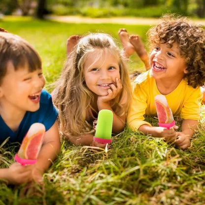 US Local 6Pcs Popsicle Molds Reusable Ice Cream DIY Ice Maker Ice Bar Maker Plastic Popsicle Mold For Homemade Iced Snacks