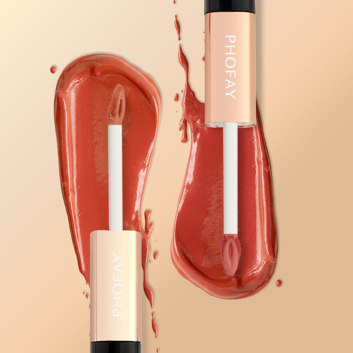 US Local CL021 Double Head Non-stick Cup Lip Gloss