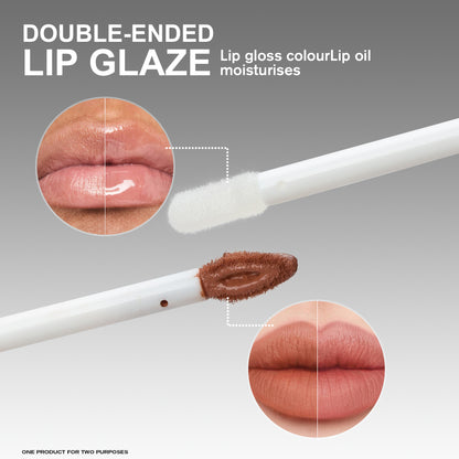 US Local CL021 Double Head Non-stick Cup Lip Gloss