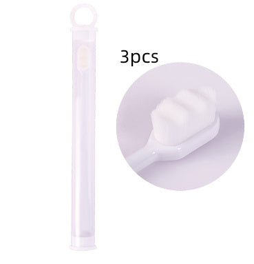 US Local Ultra-fine Toothbrush Super Soft Bristle Deep Cleaning Brush Portable For Oral Care Tools Teeth Care Oral Cleaning Travel