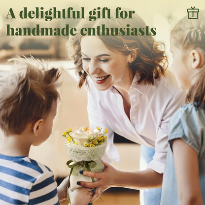 US Local ROBOTIME Artificial Flowers 3D Puzzle Model Kits Puzzles For Adults To Build, Decoration Home Decor Accessories Living Room Gifts For Women, Camellia