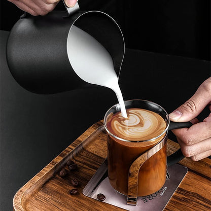 US Local Stainless Steel Milk Frothing Jar - 350 Ml, Matte