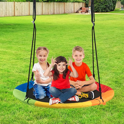 US Local 40 Inch Flying Saucer Tree Swing Outdoor Play For Kids