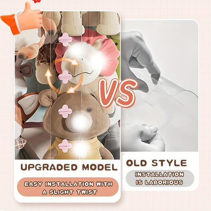 US Local Stackable Plush Toy Storage Box With Drawer Transparent PET Material Zipper And Lid Closure