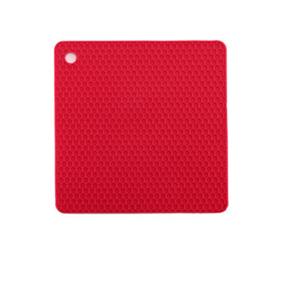 Square honeycomb cushion silicone placemat
