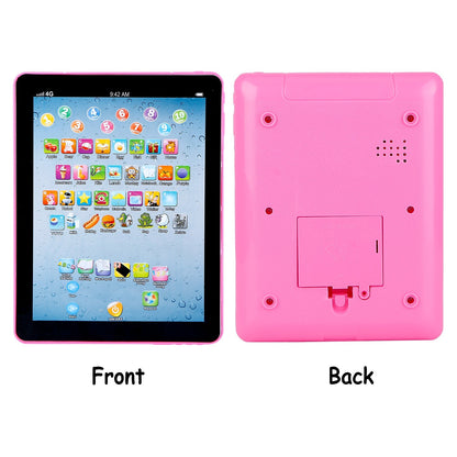 US Local Baby Learning Tablet Educational Mini Pads Toys Touch Learn Toddler Tablet For ABC Numbers Words Gift For Boys Girls Aged 1-6 Year Old Kids