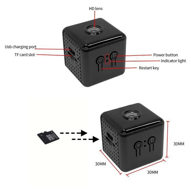 US Local Modern Tech Cube Smart Home Camera