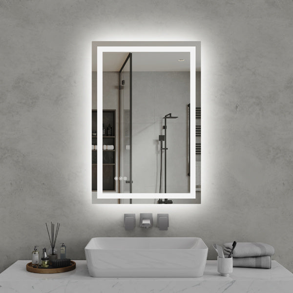 US Local 24 Inch X 36 Inch LED Bathroom Mirror