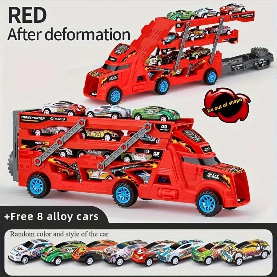 US Local Energy-releasing Deformation Catapult Toy Car Set