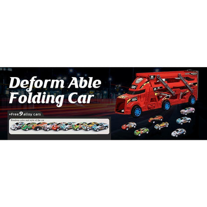 US Local Energy-releasing Deformation Catapult Toy Car Set