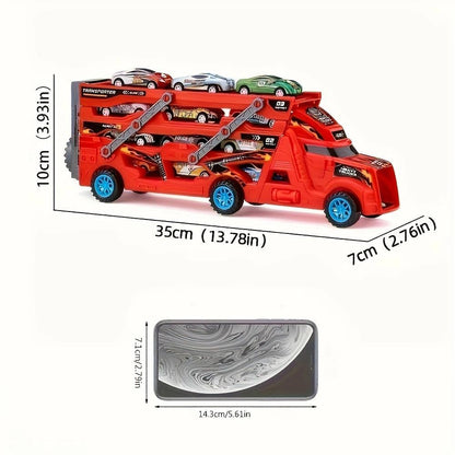 US Local Energy-releasing Deformation Catapult Toy Car Set