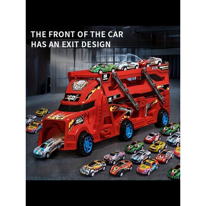 US Local Energy-releasing Deformation Catapult Toy Car Set